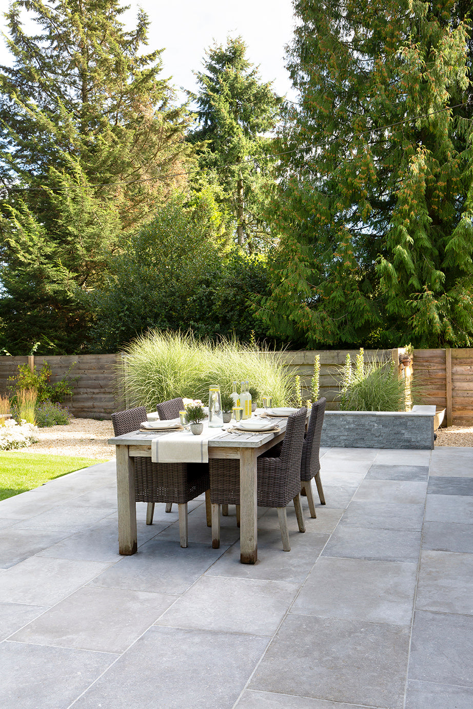 Farrow Grey Tumbled Limestone Pavers