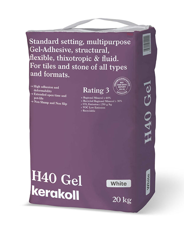 Kerakoll H40 Gel Adhesive White 20KG