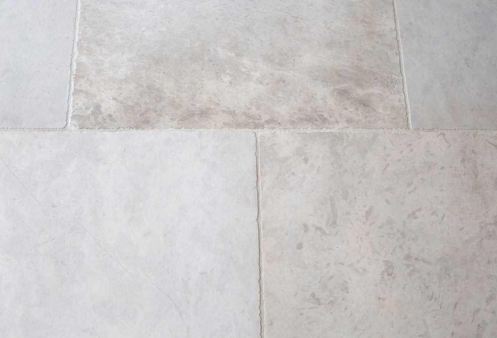 White Patterned Tiles, Floor & Wall Tiles, Quorn Stone
