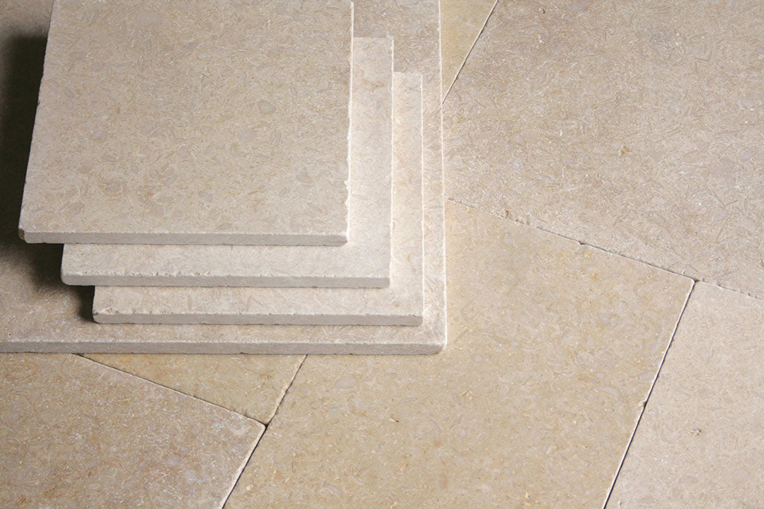 Monte Carlo Tumbled Limestone Tiles