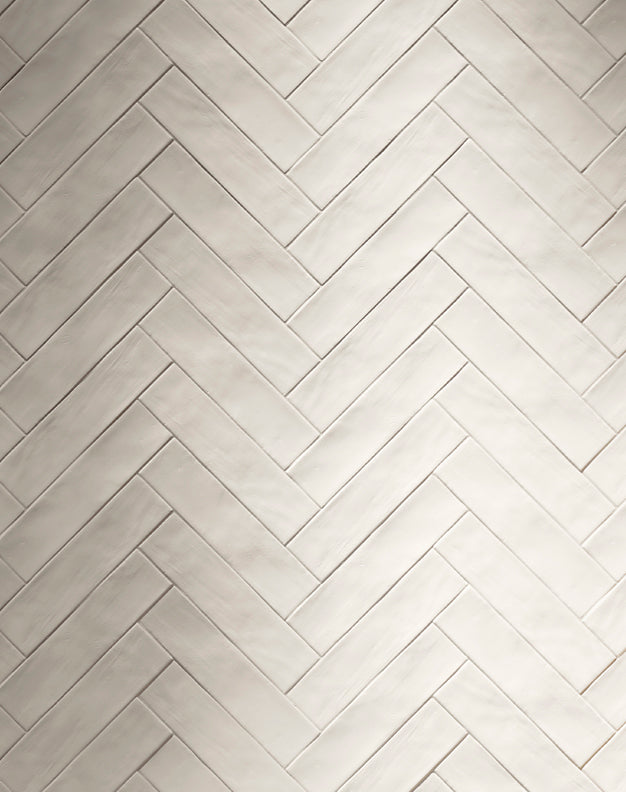 Orkney White Ceramic Metro Tiles