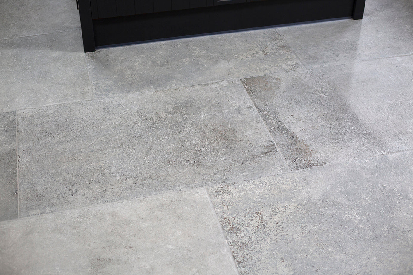 Provence Grigio Tumbled Effect Porcelain Tile Close Up