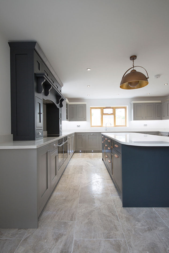    Silver-Cloud-Brushed-Limestone-Tiles-Kitchen-Flooring