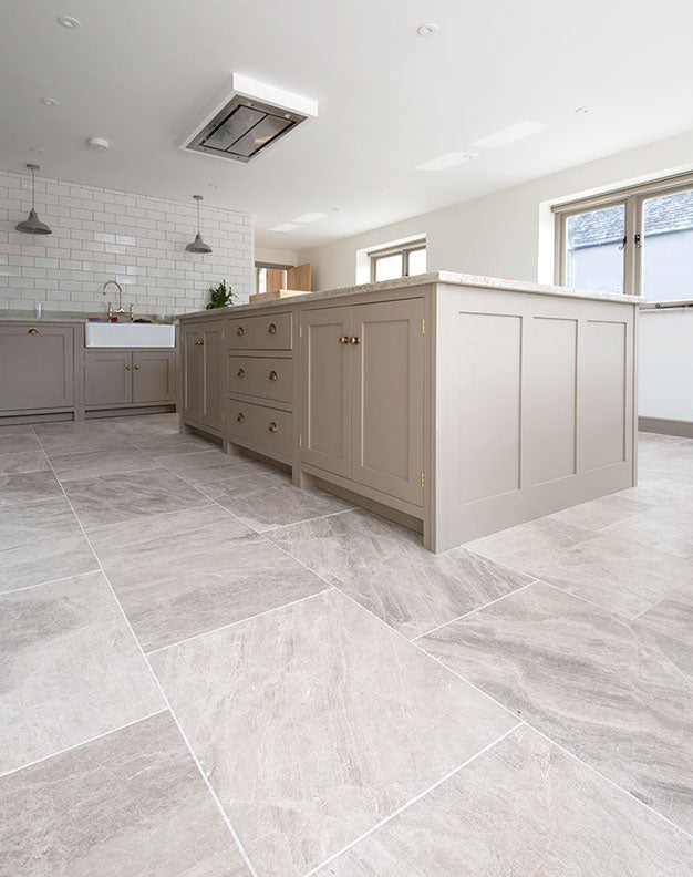 Silver Cloud Softly Worn Limestone Tiles