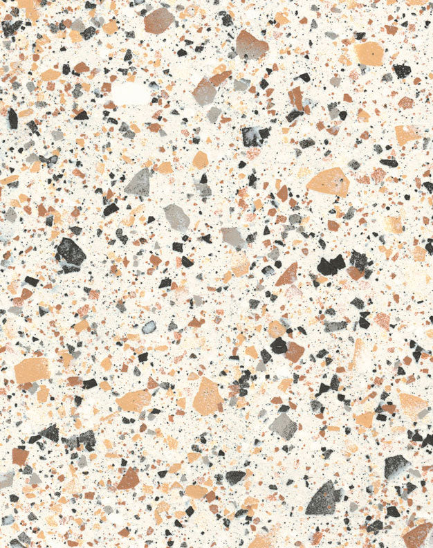 Terrazzo Ivory Stone Effect Porcelain Tiles