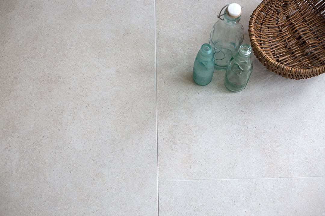 Tiverton White Pearl Porcelain Stone Pavers