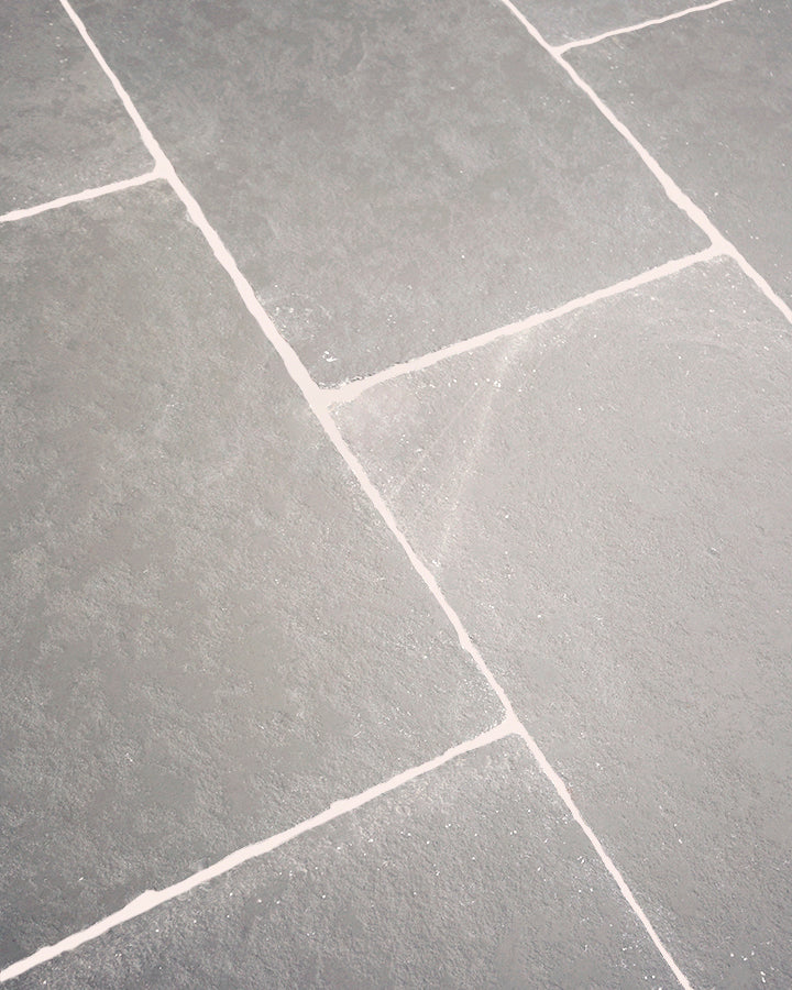 Worn Grey Antiqued Limestone Paving