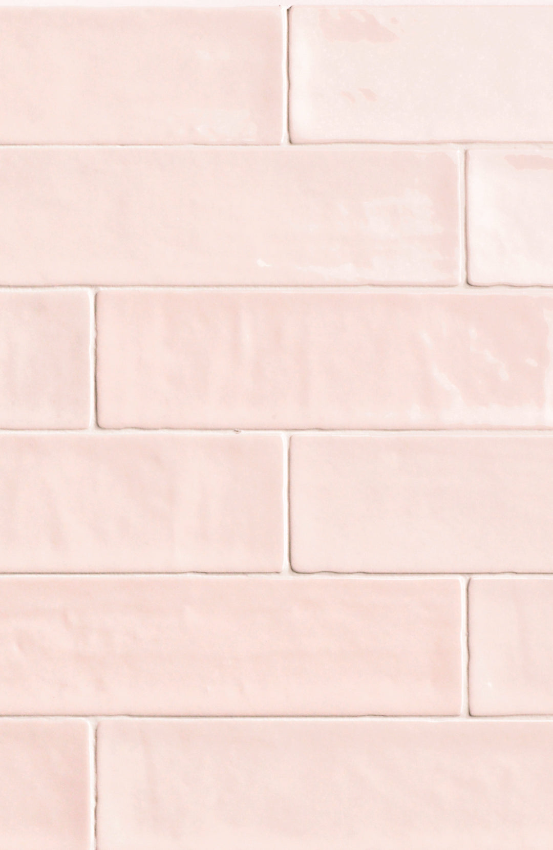 Zellige Rose Gloss Metro Tiles