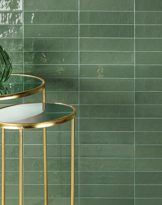 Zellige Green Gloss Metro Tiles